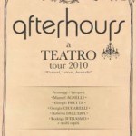 Afterhours a Teatro Tour 2010 Padova