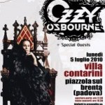 Concerto Ozzy Osbourne Villa Contarini, Piazzaola Sul Brenta (Padova) 05-07-2010