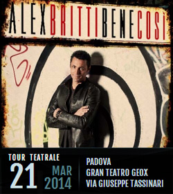 Tour Alex Britti Padova 2014 