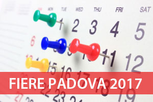 Calendario Fiere Padova 2017 elenco lista