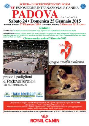 Esposizione Canina Padova 2015