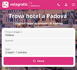 volagratis hotel Padova
